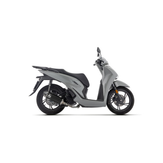 Ligne complète racing silencieux Urban ARROW - aluminium dark - embout inox - non homologué - HONDA SH 150 - SH 125 2024-2026
