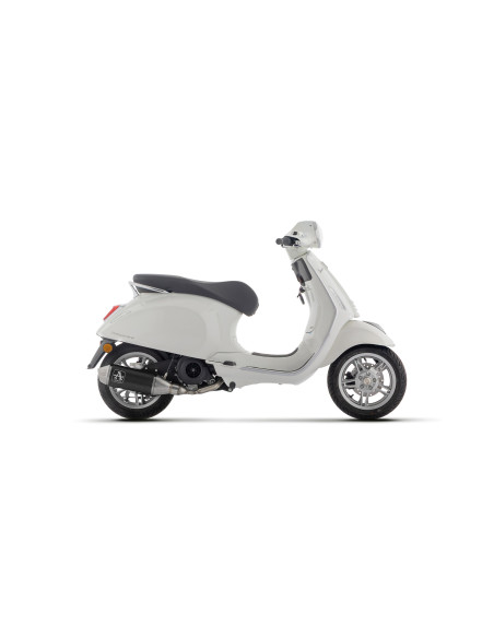 Ligne complète racing avec silencieux Urban ARROW - aluminium dark - embout inox - non homologué - PIAGGIO