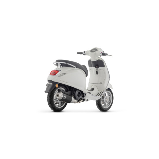 Ligne complète racing avec silencieux Urban ARROW - aluminium dark - embout inox - non homologué - PIAGGIO