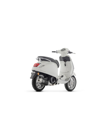 Ligne complète racing avec silencieux Urban ARROW - aluminium dark - embout inox - non homologué - PIAGGIO