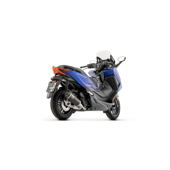 Ligne complète racing silencieux Urban ARROW - aluminium dark - embout inox dark - non homologué - HONDA FORZA 125 2025-2026