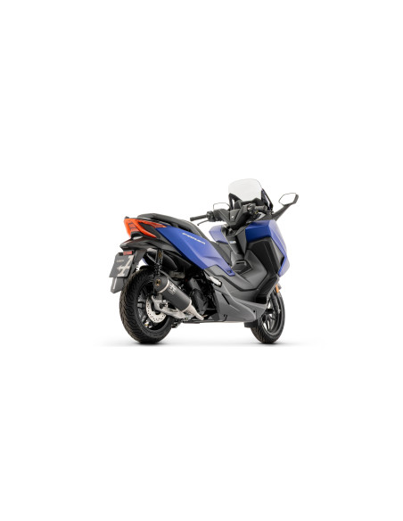 Ligne complète racing silencieux Urban ARROW - aluminium dark - embout inox dark - non homologué - HONDA FORZA 125 2025-2026