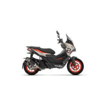 Ligne complète racing silencieux Urban ARROW - aluminium dark - embout inox dark - non homologué - APRILIA SR 125 GT 2025-2026