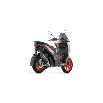 Ligne complète racing silencieux Urban ARROW - aluminium dark - embout inox dark - non homologué - APRILIA SR 125 GT 2025-2026 2