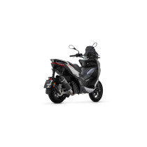 Ligne complète avec silencieux Urban ARROW - aluminium dark - embout inox dark - homologué - APRILIA SR 125 / 200 GT 2022-2024 2