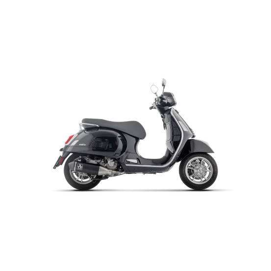 Ligne complète avec silencieux Urban ARROW - aluminium dark - embout carbone - homologué - PIAGGIO