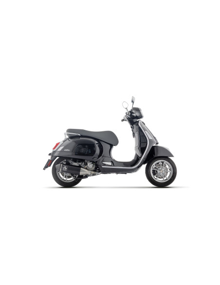 Ligne complète avec silencieux Urban ARROW - aluminium dark - embout carbone - homologué - PIAGGIO