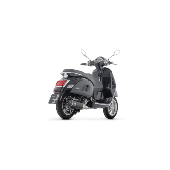 Ligne complète avec silencieux Urban ARROW - aluminium dark - embout carbone - homologué - PIAGGIO