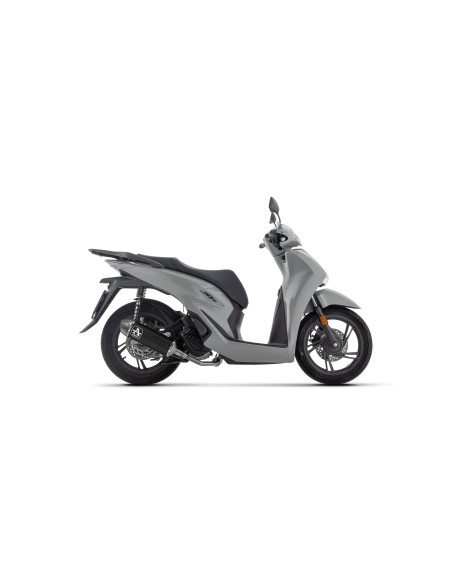 Ligne complète avec silencieux Urban ARROW - aluminium dark - embout inox - homologué - HONDA SH 150 - SH 125 2024-2026