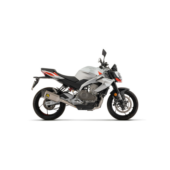 Ligne complète racing silencieux Pista ARROW - aluminium dark - embout carbone - non homologué - APRILIA TUONO 457 2025-2026