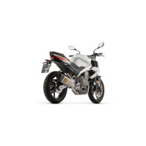 Ligne complète racing silencieux Pista ARROW - aluminium dark - embout carbone - non homologué - APRILIA TUONO 457 2025-2026 2