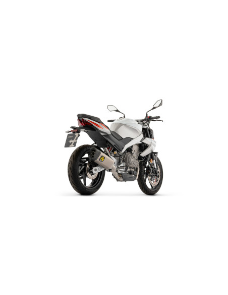 Ligne complète racing silencieux Pista ARROW - aluminium dark - embout carbone - non homologué - APRILIA TUONO 457 2025-2026