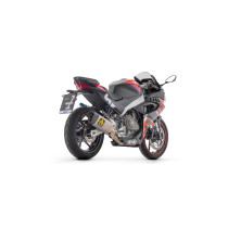 Ligne complète racing avec silencieux Pista ARROW - titane - embout carbone - non homologué - APRILIA 2