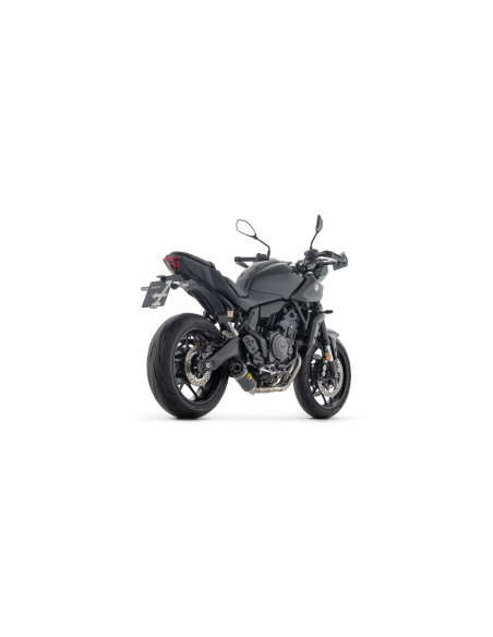 Ligne complète racing avec silencieux Thunder ARROW - aluminium dark - embout carbone - non homologué - YAMAHA MT-07 2025-2026