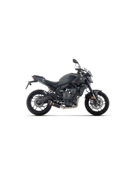Ligne complète racing avec silencieux Thunder ARROW - titane - embout carbone - non homologué - YAMAHA MT-07 2025-2026