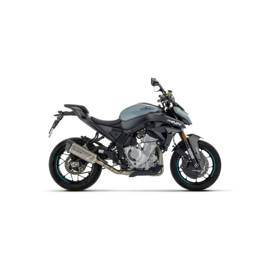 Ligne complète racing avec silencieux Indy Race EVO ARROW - titane - embout carbone - non homologué - CF MOTO
