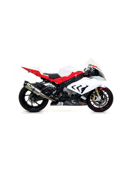 Ligne complète ARROW COMPETITION avec dBKiller - titane - embout carbone - non homologué - BMW S 1000 RR 2015-2018