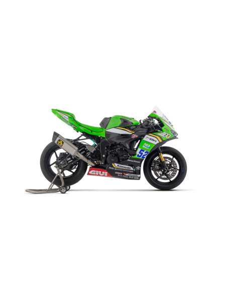 Ligne complète ARROW COMPETITION WSSP - titane - embout carbone - non homologué - KAWASAKI ZX-6R 636 2024-2026