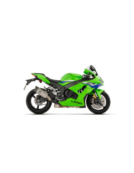 Ligne complète ARROW COMPETITION SBK EVO - titane - embout carbone - non homologué - KAWASAKI