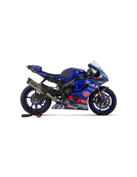 Ligne complète ARROW COMPETITION EVO en titane FIM 105dB - non homologué - YAMAHA YZF R6 2017-2024