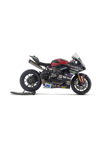 Ligne complète ARROW COMPETITION EVO-2- titane - embout carbone - non homologué - DUCATI