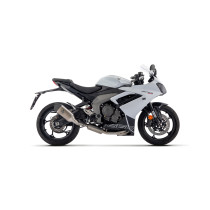 Ligne complète ARROW COMPETITION EVO - titane - embout carbone - non homologué - TRIUMPH DAYTONA 660 2024-2026