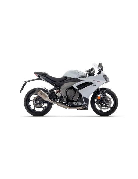Ligne complète ARROW COMPETITION EVO - titane - embout carbone - non homologué - TRIUMPH DAYTONA 660 2024-2026