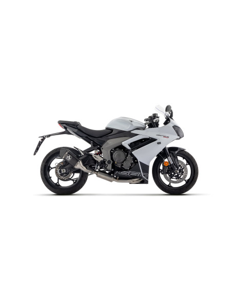 Ligne complète ARROW COMPETITION EVO - titane - embout carbone - non homologué - TRIUMPH DAYTONA 660 2024-2026