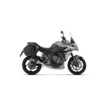 Ligne complète catalytique silencieux Veloce ARROW - aluminium dark - embout carbone - homologué - TRIUMPH TIGER 660 2022-2024