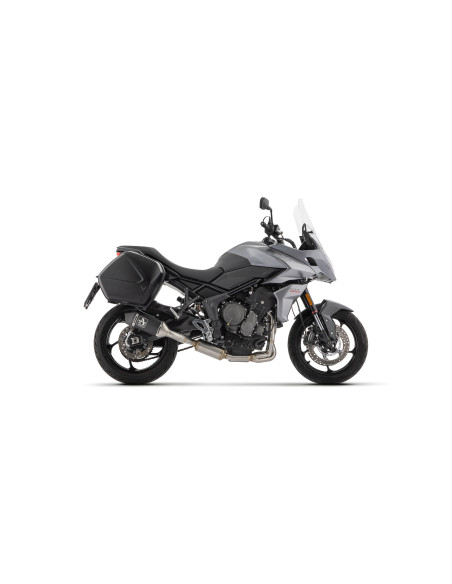 Ligne complète catalytique silencieux Veloce ARROW - aluminium dark - embout carbone - homologué - TRIUMPH TIGER 660 2022-2024