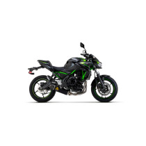 Ligne complète Indy Race ARROW - aluminium dark - embout carbone - homologué - KAWASAKI NINJA 650 - Z 650 2021-2023