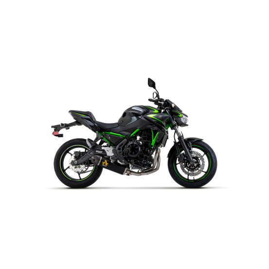 Ligne complète Indy Race ARROW - aluminium dark - embout carbone - homologué - KAWASAKI NINJA 650 - Z 650 2021-2023