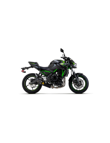 Ligne complète Indy Race ARROW - aluminium dark - embout carbone - homologué - KAWASAKI NINJA 650 - Z 650 2021-2023