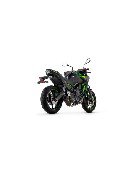 Ligne complète Indy Race ARROW - aluminium dark - embout carbone - homologué - KAWASAKI NINJA 650 - Z 650 2021-2023