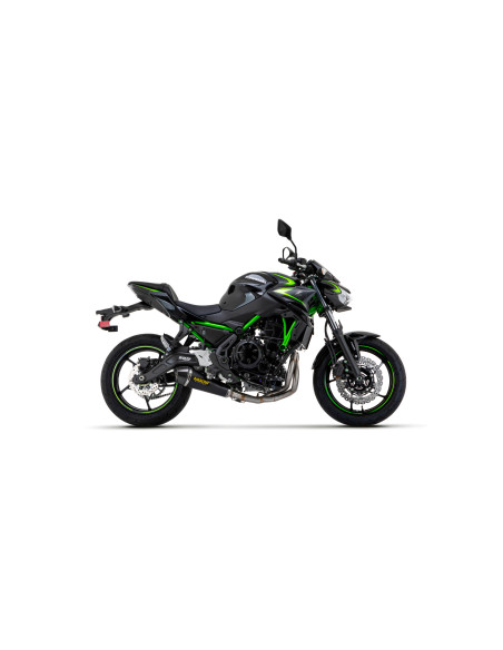 Ligne complète X-Kone dark ARROW - inox dark - embout carbone - homologué - KAWASAKI NINJA 650 - Z 650 2021-2023