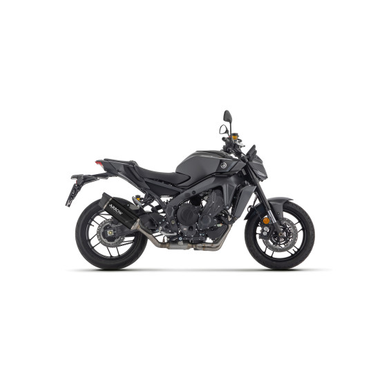Ligne complète avec silencieux Indy Race EVO ARROW - aluminium dark - embout carbone - homologué - YAMAHA