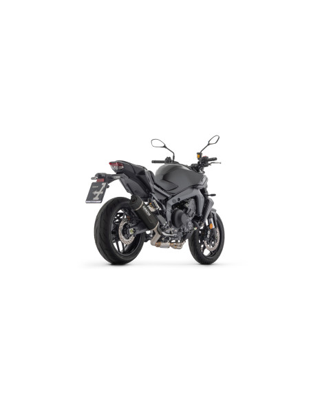 Ligne complète avec silencieux Indy Race EVO ARROW - aluminium dark - embout carbone - homologué - YAMAHA