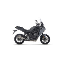 Ligne complète avec silencieux Indy Race EVO ARROW - aluminium dark - embout carbone - homologué - YAMAHA 2