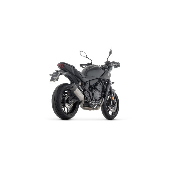 Ligne complète avec silencieux Indy Race EVO ARROW - aluminium dark - embout carbone - homologué - YAMAHA MT-07 2025-2026