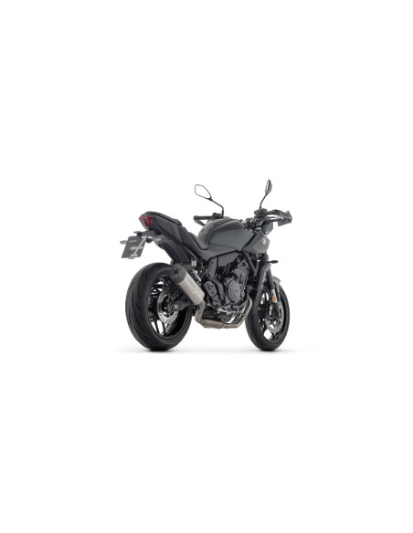 Ligne complète avec silencieux Indy Race EVO ARROW - aluminium dark - embout carbone - homologué - YAMAHA MT-07 2025-2026