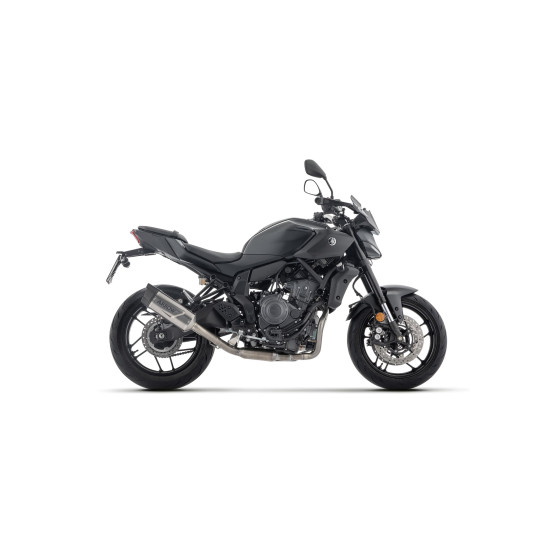 Ligne complète avec silencieux Indy Race EVO ARROW - titane - embout carbone - homologué - YAMAHA MT-07 2025-2026