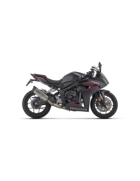 Ligne complète avec silencieux Indy Race EVO ARROW - titane - embout carbone - homologué - HONDA CB 650 R - CBR 650 R 2024-2026