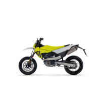 Ligne complète avec silencieux Explorer ARROW - aluminium dark - embout carbone - non homologué - KTM / HUSQVARNA 2