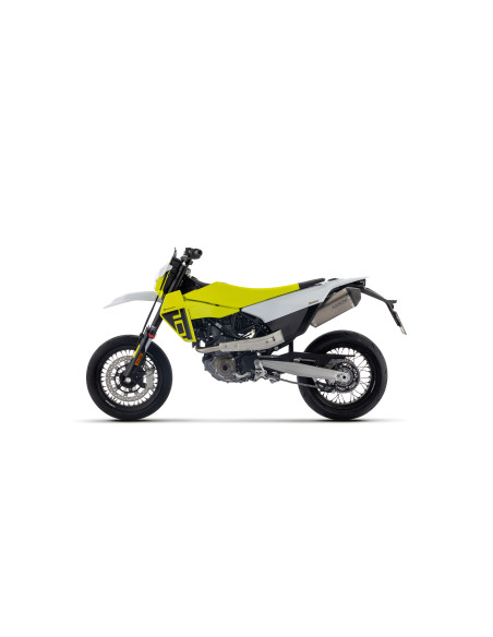 Ligne complète avec silencieux Explorer ARROW - aluminium dark - embout carbone - non homologué - KTM / HUSQVARNA