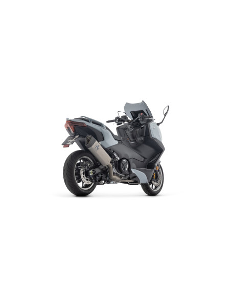 Ligne complète racing avec silencieux Pista ARROW - titane - embout carbone - non homologué - YAMAHA TMAX 560 2025-2026
