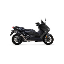 Ligne complète avec silencieux Indy Race ARROW - titane dark - embout carbone - homologué - YAMAHA
