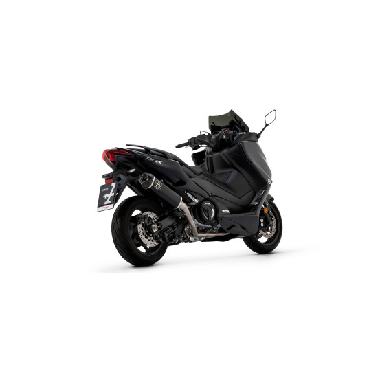 Ligne complète avec silencieux Indy Race ARROW - titane dark - embout carbone - homologué - YAMAHA