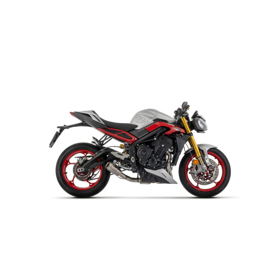 Ligne complète avec silencieux Pro-Race ARROW - titane - non homologué - TRIUMPH STREET TRIPLE 765 RX 2026