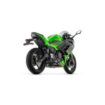 Ligne complète avec silencieux Indy Race EVO ARROW - titane - embout carbone - homologué - KAWASAKI 2
