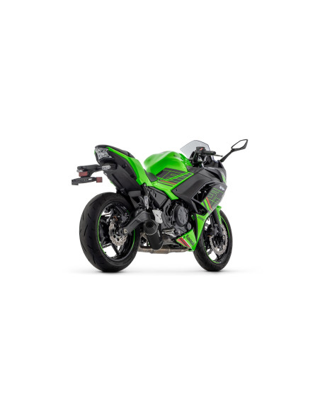 Ligne complète avec silencieux Indy Race EVO ARROW - titane - embout carbone - homologué - KAWASAKI